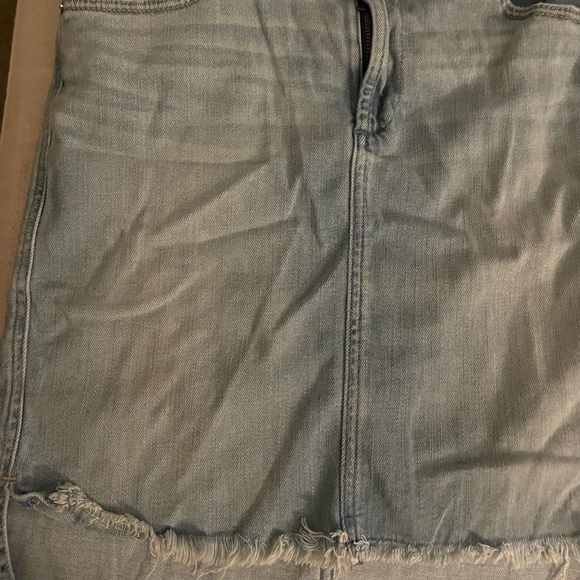 Abercrombie and Fitch light blue jean pencil skirt size 6 - Picture 2 of 3